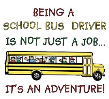 Being a school bus driver
