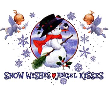 Angel Kisses and snow wishes