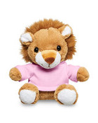 7" Plush Lion With T-Shirt