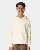 Youth Garment-Dyed Lightweight Fleece Hooded Sweatshirt