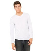 Unisex Long Sleeve V-Neck Tee