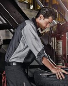 Men's Long Sleeve Automotive Crew Shirt