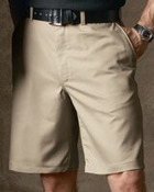 Men's Plain Front Shorts