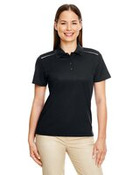 Women's Radiant Performance Piqué Polo with Reflective Piping