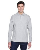 Men's Pima Piqué Long Sleeve Polo