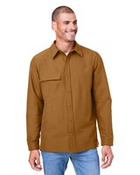 Unisex Flex Twill Overshirt Jacket