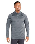 Men's Waffle Fleece Quarter-Zip Pullover