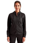 Women's Spun Dyed Full-Zip Hooded Sweatshirt