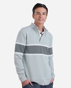 Men's Owen Quarter-Zip Colorblock Pullover