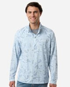 Men's Airweight KC Printed Quarter-Zip Pullover