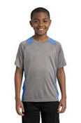 Youth Poly Heather Colorblock T-Shirt