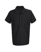 Poplin Cook Shirt with Gripper Closures