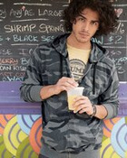 Men's Camo Full-Zip Hooded Sweatshirt