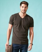Men's CVC V-Neck T-Shirt