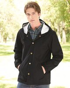 Men's Water-Resistant Hooded Windbreaker