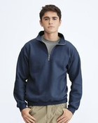 Unisex Garment-Dyed Quarter-Zip Sweatshirt