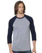 Unisex Triblend Three-Quarter Sleeve Raglan T-Shirt