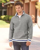 Men's Peppered Fleece Quarter-Zip Sweatshirt