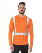 Men's USA-Made Hi-Visibility Long Sleeve Performance T-Shirt
