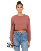 Women's FWD Fashion Crop Long Sleeve Tee
