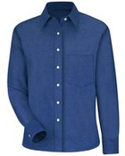 Women's Extended Sizes Oxford Dress Shirt