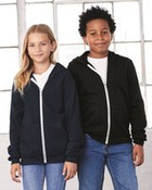 Youth Sponge Fleece Full-Zip Hoodie Sweatshirt