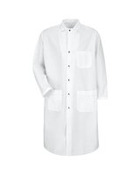 Men's Snap-Front Spun Polyester Butcher Coat