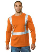 Men's USA-Made 50/50 Hi-Visibility Long Sleeve T-Shirt