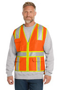 Ansi 107 Class 2 Surveyor Zippered Two Tone Vest