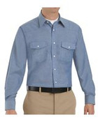 Men's Tall Deluxe Western Style Long Sleeve Shirt