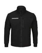Men's Zip Front Fleece Jacket-Cotton /Spandex Blend