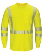 Men's Tall Hi-Visibility Lightweight Long Sleeve T-Shirt
