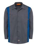 Men's Tall Industrial Colorblocked Long Sleeve Shirt