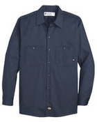Men's Industrial Cotton Long Sleeve Work Shirt