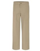 Men's Odd Sizes Industrial Flat Front Comfort Waist Pants