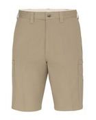 Men's Extended Sizes 11" Industrial Cotton Cargo Shorts