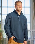 Men's Ripple Fleece Snap Sweatshirt