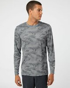 Unisex Pompano Performance Camo Long Sleeve T-Shirt