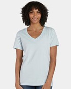 Women's Garment-Dyed V-Neck T-Shirt