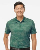 Men's All Over Camo Print Polo