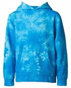 Youth Midweight Tie-Dyed Hooded Sweatshirt