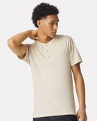 Unisex CVC Henley Tee