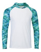 Men's Biloxi Performance Colorblocked Hooded Long Sleeve T-Shirt