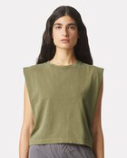 Women's Garment-Dyed Heavyweight Muscle Tee