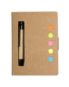Eco Stowaway Sticky Jotter With Pen