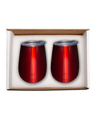 Duo Vacuum Insulated Stemless Wine Tumbler Gift Set