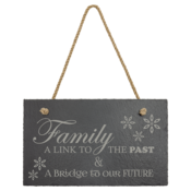 Rectangle Slate Decor with Hanger String (11 3/4" x 7" )