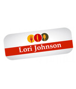 1x3 Rounded Name Badge